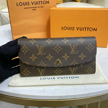ルイヴィトン LOUISVUITTON 057-M61289 2023年最新入荷 ポルトフォイユ エミリー 二つ折り長財布 ロングウォレット 小銭入れ カード入れ モノグラムキャンパス