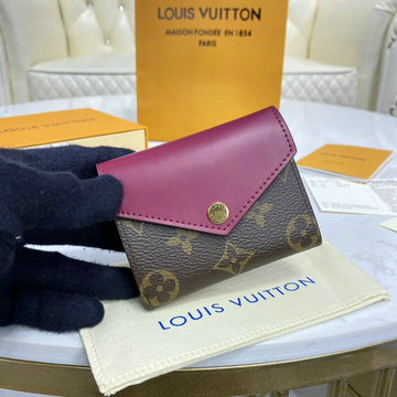 ルイヴィトン LOUISVUITTON 057-M62932 2023年最新入荷 ポルトフォイユ ゾエ 三つ折り短財布 ショートウォレット 小銭入れ カード入れ モノグラムキャンパス