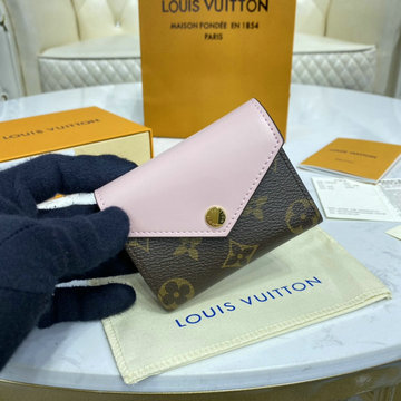 商品名称：ルイヴィトン LOUISVUITTON 057-M62933 2023年最新入荷 ポルトフォイユ ゾエ 三つ折り短財布 ショートウォレット 小銭入れ カード入れ モノグラムキャンパス