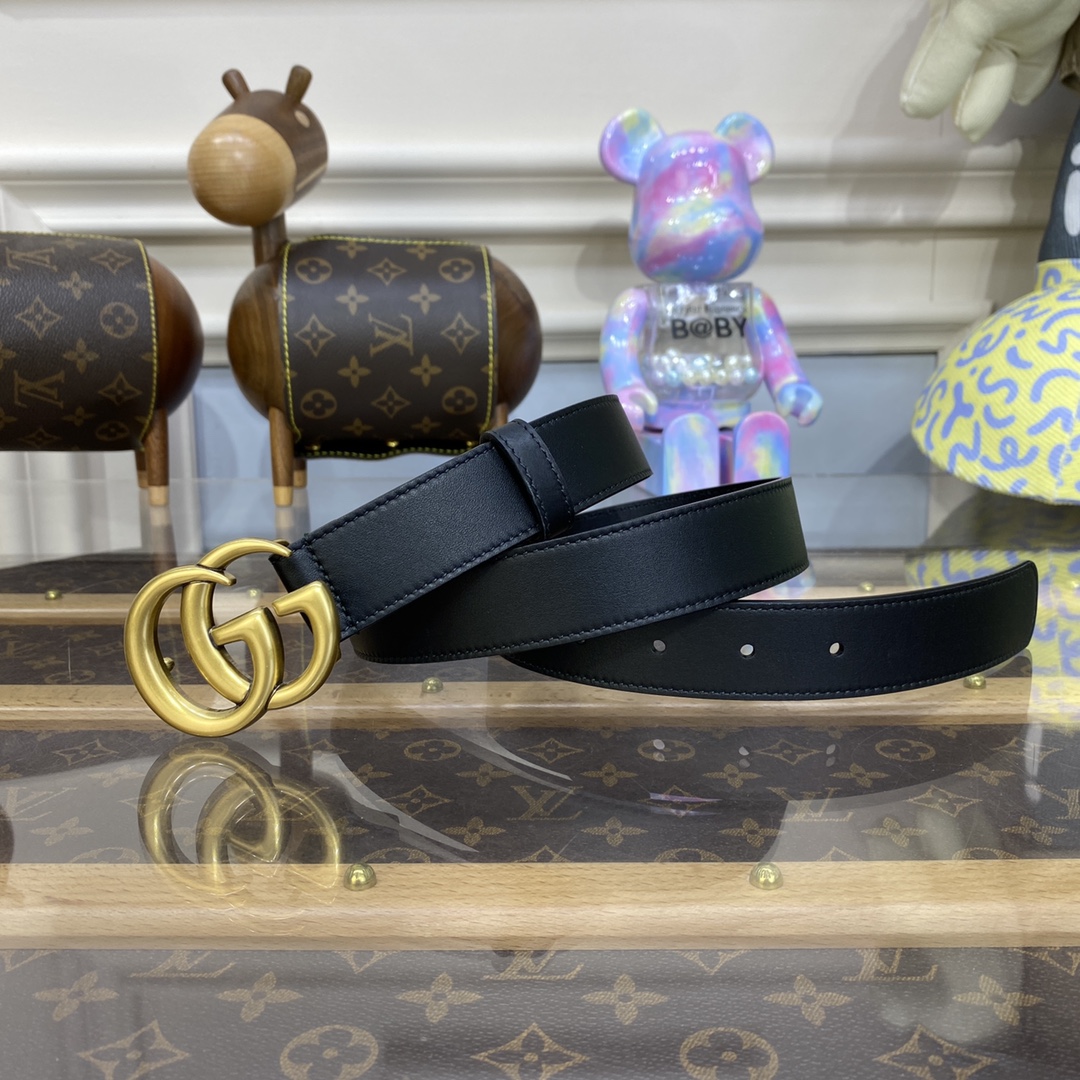 商品名称：グッチ GUCCI 057-GG414516P30K  2023年最新入荷 リバーシブルベルト カーフレザー ウェストベルト 幅3cm 男女兼用