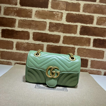 商品名称：グッチ GUCCI 057-GG446744QQG 2023年最新入荷 GGマーモント スモール 斜め掛け ショルダーバッグ クロスボディバッグ レディースかばん カーフレザー