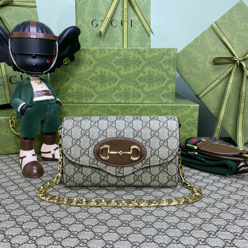 商品名称：グッチ GUCCI 057-GG724713BK 2023年最新入荷 ホースビット チェーンポーチ 斜め掛け ショルダーバッグ クロスボディバッグ レディースかばん