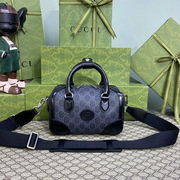 商品名称：グッチ GUCCI 057-GG723307BBK 2023年最新入荷 GG スプリーム トップハンドルバッグ トートバッグ 斜め掛け ショルダーバッグ クロスボディバッグ