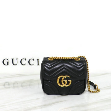 商品名称：グッチ GUCCI 057-GG739682PBK 2023年最新入荷 GG マーモント ミニバッグ チェーンポーチ 斜め掛け ショルダーバッグ クロスボディバッグ レディースかばん