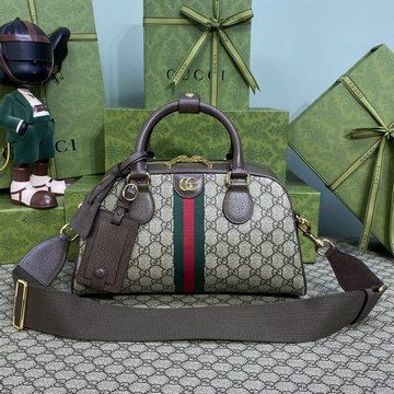 商品名称：グッチ GUCCI 057-GG724575BKF　2023年最新入荷 GG スプリーム トップハンドルバッグ トートバッグ 斜め掛け ショルダーバッグ クロスボディバッグ レディースかばん