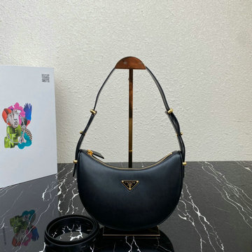 商品名称：プラダ PRADA GH-PD1BC194BK 2023年最新入荷 ムーン ホーボーバッグ トートバッグ 斜め掛け ショルダーバッグ クロスボディバッグ ファスナー開閉式