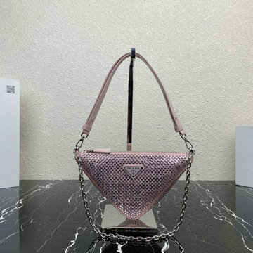 商品名称：プラダ PRADA GH-PD1BC190FH 2023年最新入荷 トライアングル キャンパスバッグ 斜め掛け ショルダーバッグ クロスボディバッグ ファスナー開閉式