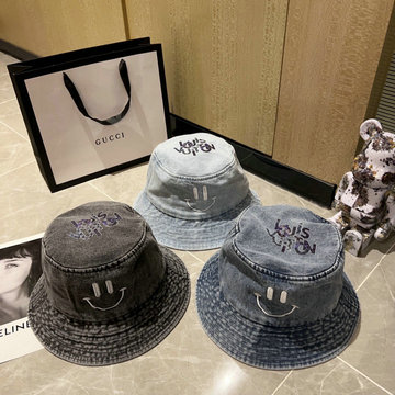 商品名称：ルイヴィトン LOUISVUITTON AN-MZLV23022　2023年最新入荷 バケットハット エスバドリーハット 帽子 日焼け止め帽子 短めのブリム