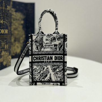 商品名称：クリスチャンディオール CHRISTIAN DIOR 99-CD1289JZ2023年最新入荷 Book Tote ブック ミニフォンバッグ 斜め掛け ショルダーバッグ クロスボディバッグ 携帯かばん