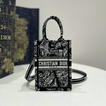 商品名称：クリスチャンディオール CHRISTIAN DIOR 99-CD1289JZK 2023年最新入荷 Book Tote ブック ミニフォンバッグ 斜め掛け ショルダーバッグ クロスボディバッグ