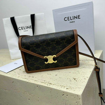 商品名称：セリーヌ CELINE 99-CE113322BKF 2023年最新入荷 エンベロップ トリオンフ バッグ 斜め掛け ショルダーバッグ クロスボディバッグ