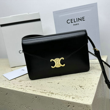 商品名称：セリーヌ CELINE 99-CE113322PBK 2023年最新入荷 エンベロップ トリオンフ バッグ 斜め掛け ショルダーバッグ クロスボディバッグ