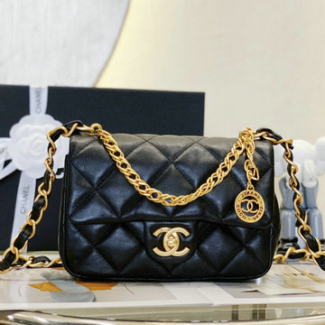 シャネル CHANEL 99-CH4012BK 2023年最新入荷 ミニ チェーンポーチ フラップバッグ 斜め掛け ショルダーバッグ クロスボディバッグ