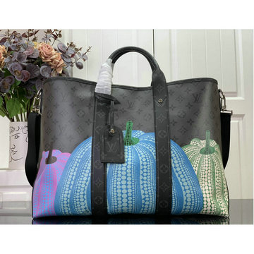 ルイヴィトン LOUISVUITTON 057-M46434 2023年最新入荷 LV x YK ウィークエンド トートバッグ ハンドバッグ 2way ショルダーバッグ 旅行かばん
