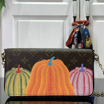 ルイヴィトン LOUISVUITTON 057-M82108 2023年最新入荷 LV x YK ポシェット フェリシー チェーンウォレット 斜め掛け ショルダーバッグ