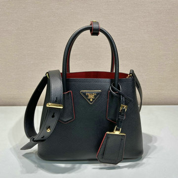 商品名称：プラダ PRADA 99-PD1BG443BK 2023年最新入荷 ドゥーブレ サフィアーノレザー ミニバッグ トートバッグ 2way ショルダーバッグ クロスボディバッグ