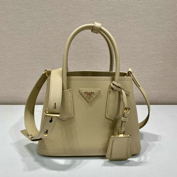 プラダ PRADA 99-PD1BG443XS 2023年最新入荷 ドゥーブレ サフィアーノレザー ミニバッグ トートバッグ 2way ショルダーバッグ クロスボディバッグ