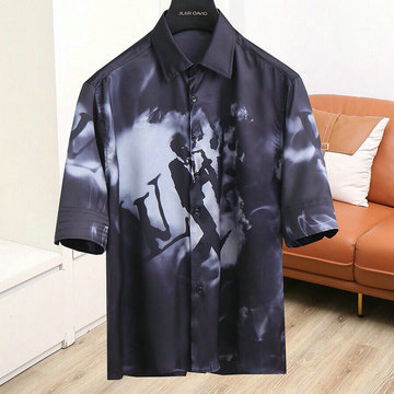商品名称：ルイヴィトン LOUISVUITTON JS-CDLV23001 2023年夏最新入荷 ブラウス シャツ 半袖 ショートスリーブ ボタンクロージャー トップス 短袖 レジャーシャツ