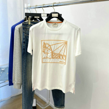 商品名称：エルメス HERMES JS-TDHE230012023年夏最新入荷 Tシャツ 半袖 ショートスリーブ スウェットシャツ 短袖 トップス レジャーシャツ