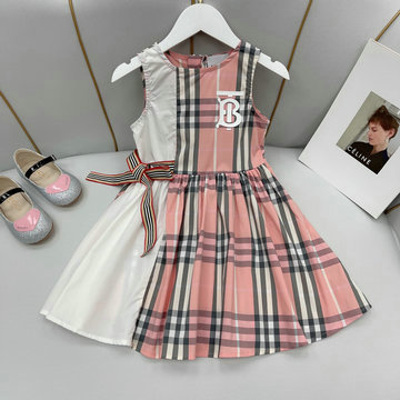 商品名称：バーバリー BURBERRY JS-TYBR23002 2023年夏最新入荷 子供服 ノースリーブ ワンピース ガールズ ロング スカート