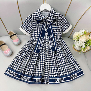 商品名称：クリスチャンディオール CHRISTIAN DIOR JS-TYCD23001 2023年夏最新入荷 子供服 ショートスリーブ ワンピース ガールズ ロング スカート
