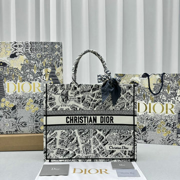 クリスチャンディオール CHRISTIAN DIOR 99-CD1286BLBS 2023年最新入荷 Book Tote ブック トップハンドルバッグ トートバッグ ハンドバッグ レディースかばん