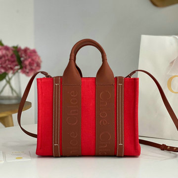 クロエ CHLOE 99-CLE7666BRD 2023年最新入荷 Woody スモール トートバッグ ハンドバッグ 2way 斜め掛け ショルダーバッグ クロスボディバッグ
