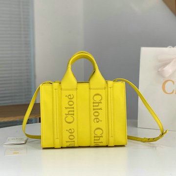 クロエ CHLOE 99-CLE7666PYL 2023年最新入荷 Woody スモール トートバッグ ハンドバッグ 2way 斜め掛け ショルダーバッグ クロスボディバッグ