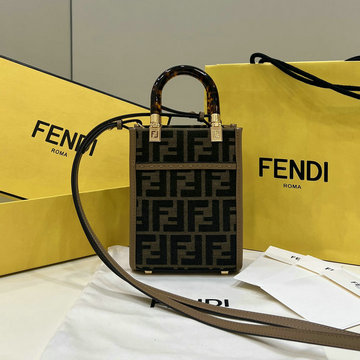 フェンディ FENDI 99-FD8572sKF 2023年最新入荷 サンシャイン ショッパー スモール トップハンドルバッグ トートバッグ 2way ショルダーバッグ