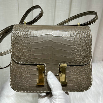 エルメス HERMES 063-H108218EMJHS 2023最新入荷 コンスタンス 斜め掛け ショルダーバッグ クロスボディバッグ レディースかばん クロコ革