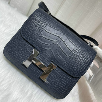 エルメス HERMES 063-H108218EMYSL 2023最新入荷 コンスタンス 斜め掛け ショルダーバッグ クロスボディバッグ レディースかばん クロコ革