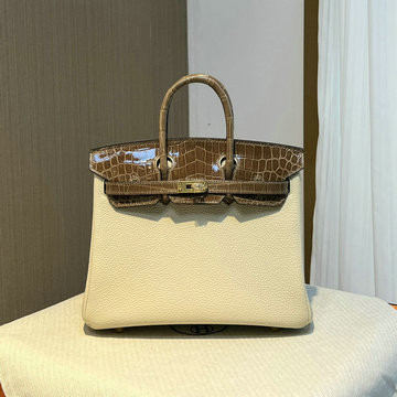 エルメス HERMES 063-HBK25ETPYBF 2023最新入荷 バーキンバッグ トップハンドルバッグ トートバッグ ハンドバッグ レディースかばん TOGO革