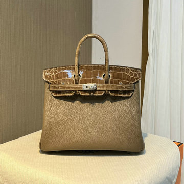 エルメス HERMES 063-HBK25ETPYHK 2023最新入荷 バーキンバッグ トップハンドルバッグ トートバッグ ハンドバッグ レディースかばん TOGO革