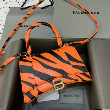 バレンシアガ BALENCIAGA GH-BA592833HPYCS 2023年最新入荷 Hourglass スモール トップハンドルバッグ トートバッグ ハンドバッグ 斜め掛け ショルダーバッグ