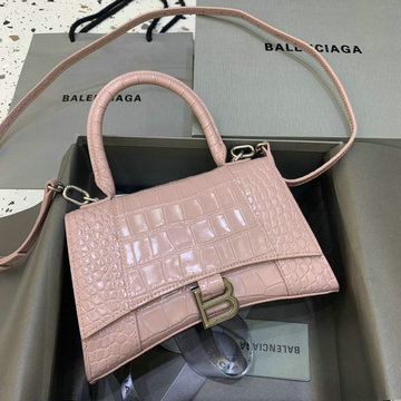 バレンシアガ BALENCIAGA  GH-BA592833QEYQF 2023年最新入荷 Hourglass スモール トップハンドルバッグ トートバッグ ハンドバッグ 斜め掛け ショルダーバッグ