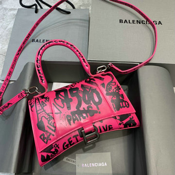 バレンシアガ BALENCIAGA GH-BA592833TPMH 2023年最新入荷 Hourglass スモール トップハンドルバッグ トートバッグ ハンドバッグ 斜め掛け ショルダーバッグ
