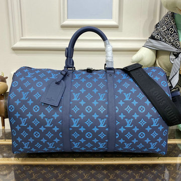 商品名称：ルイヴィトン LOUISVUITTON 057-M46593 2023年最新入荷 キーポル バンドリエール 50 トラベルバッグ ダッフルバッグ 旅行かばん ボストンバッグ