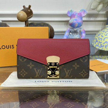 ルイヴィトン LOUISVUITTON 057-M58414 2023年最新入荷 ポルトフォイユ パラス フラップウォレット ロングウォレット 長財布 モノグラムキャンパス