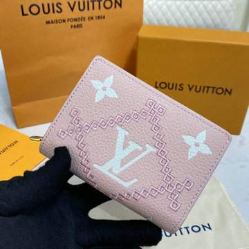 ルイヴィトン LOUISVUITTON 057-M81139 2023年最新入荷 ポルトフォイユ ジュリエット 二つ折り短財布 ショートウォレット コインケース レザー