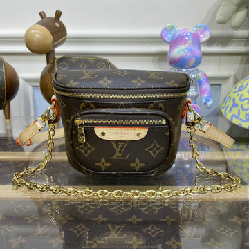ルイヴィトン LOUISVUITTON 057-M82335 2023年最新入荷 ミニ バムバッグ 斜め掛け ショルダーバッグ クロスボディバッグ