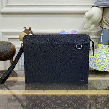 ルイヴィトンLOUISVUITTON 057-M81745 2023年最新入荷 スタンド ポーチ 手持ちかばん クラッチバッグ ビジネスバッグ メンズかばん