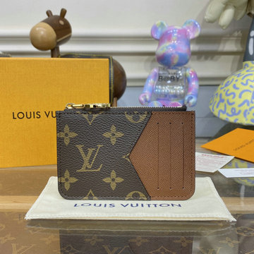 商品名称：ルイヴィトン LOUISVUITTON 057-M81880 2023年最新入荷 ポルト カルト ロミー カードケース 小銭入れ コインケース モノグラムキャンパス 短財布