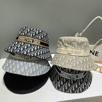 クリスチャンディオール CHRISTIAN DIOR AN-MZCD22017Q  2023年最新入荷 D-OBLIQUE D-オブリーク ボブハット 日焼け止め 帽子刺繍入りバンド付き 短めのブリム