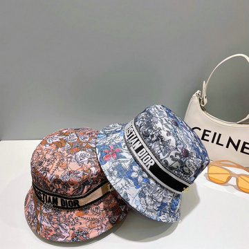 クリスチャンディオール CHRISTIAN DIOR AN-MZCD23011 2023年最新入荷 ボブハット 日焼け止め 帽子刺繍入りバンド付き 短めのブリム