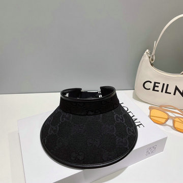グッチ GUCCI AN-MZGG23003 2023年最新入荷 バイザー プラスチックハット 日焼け止め 帽子