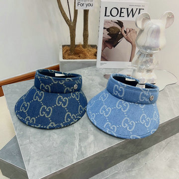 グッチ GUCCI AN-MZGG23006 2023年最新入荷 バイザー プラスチックハット 日焼け止め 帽子