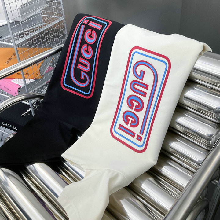 商品名称：グッチ GUCCI MS-TDGG23032 2023年最新入荷 Tシャツ 半袖 ショートスリーブ スウェットシャツ 短袖 クルーネック トップス レジャーシャツ 男女兼用