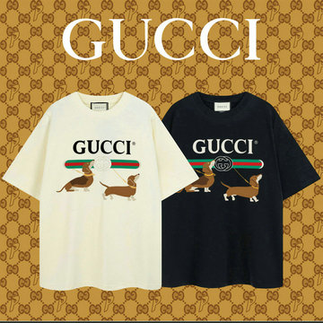商品名称：グッチ GUCCI MS-TDGG230352023年最新入荷 Tシャツ 半袖 ショートスリーブ スウェットシャツ 短袖 クルーネック トップス レジャーシャツ 男女兼用