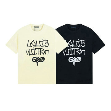 ルイヴィトン LOUISVUITTON MS-TDLV23101 2023年最新入荷 Tシャツ 半袖 ショートスリーブ スウェットシャツ 短袖 クルーネック トップス レジャーシャツ