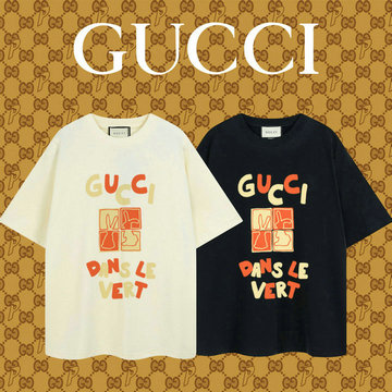 商品名称：グッチ GUCCI MS-TDGG23041 2023年最新入荷 Tシャツ 半袖 ショートスリーブ スウェットシャツ 短袖 クルーネック トップス レジャーシャツ 男女兼用